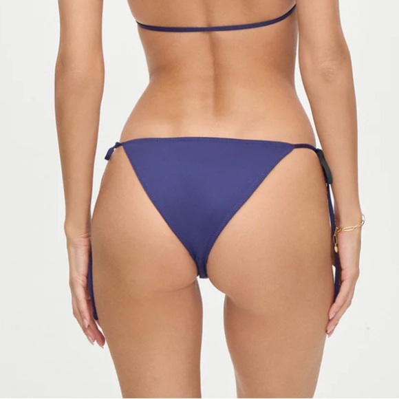 Frankie's Bikinis Navy Blue String Bikini - Picture 8 of 10